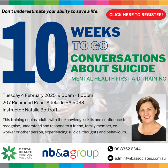 Conversations about Suicide - Mental Health First Aid Training